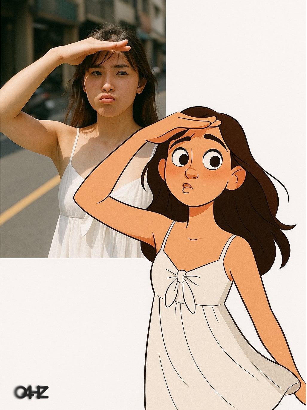 真人和风格对照直出