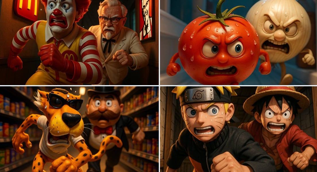 狭窄走廊里奔跑