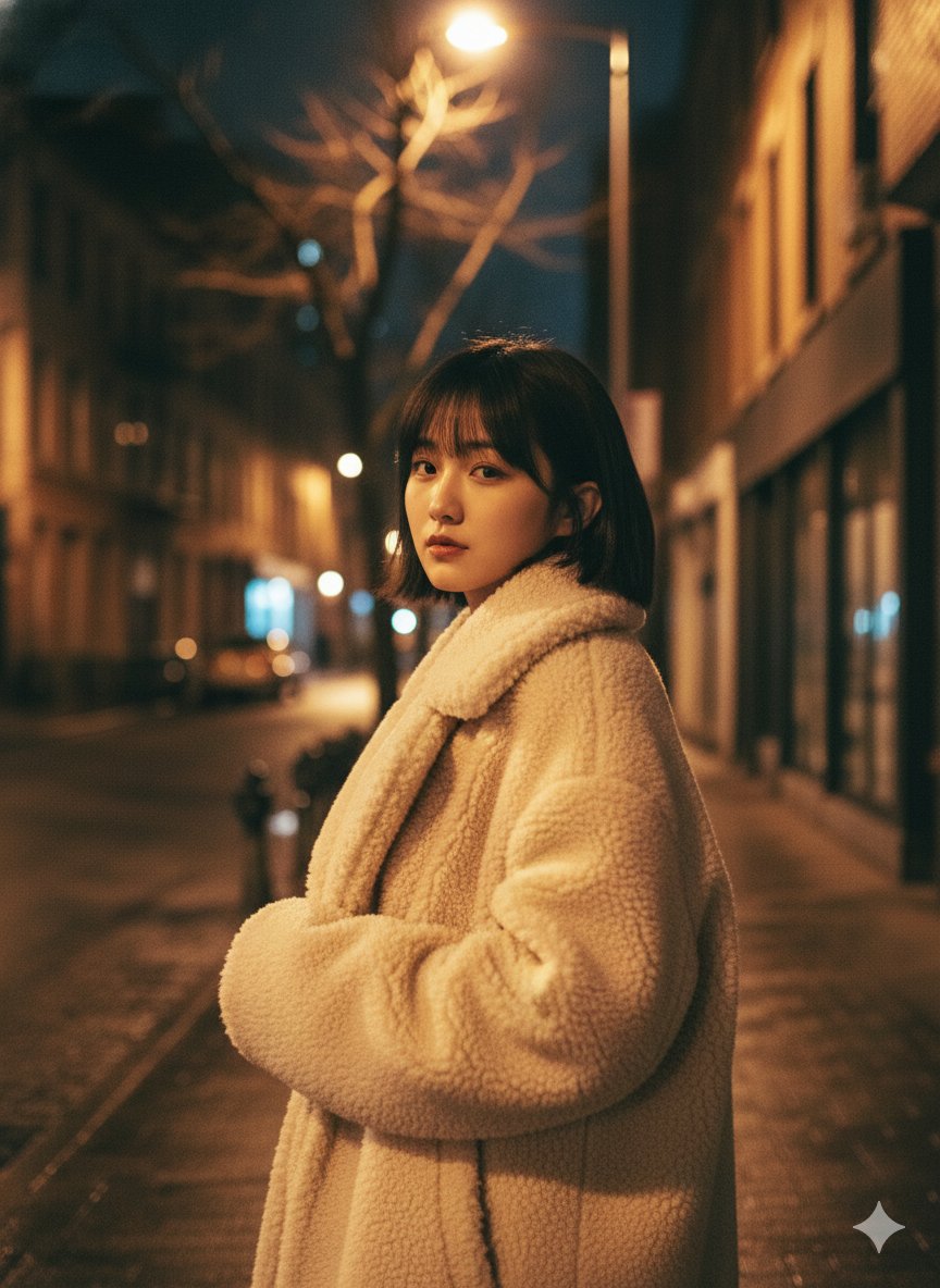 夜街温暖肖像