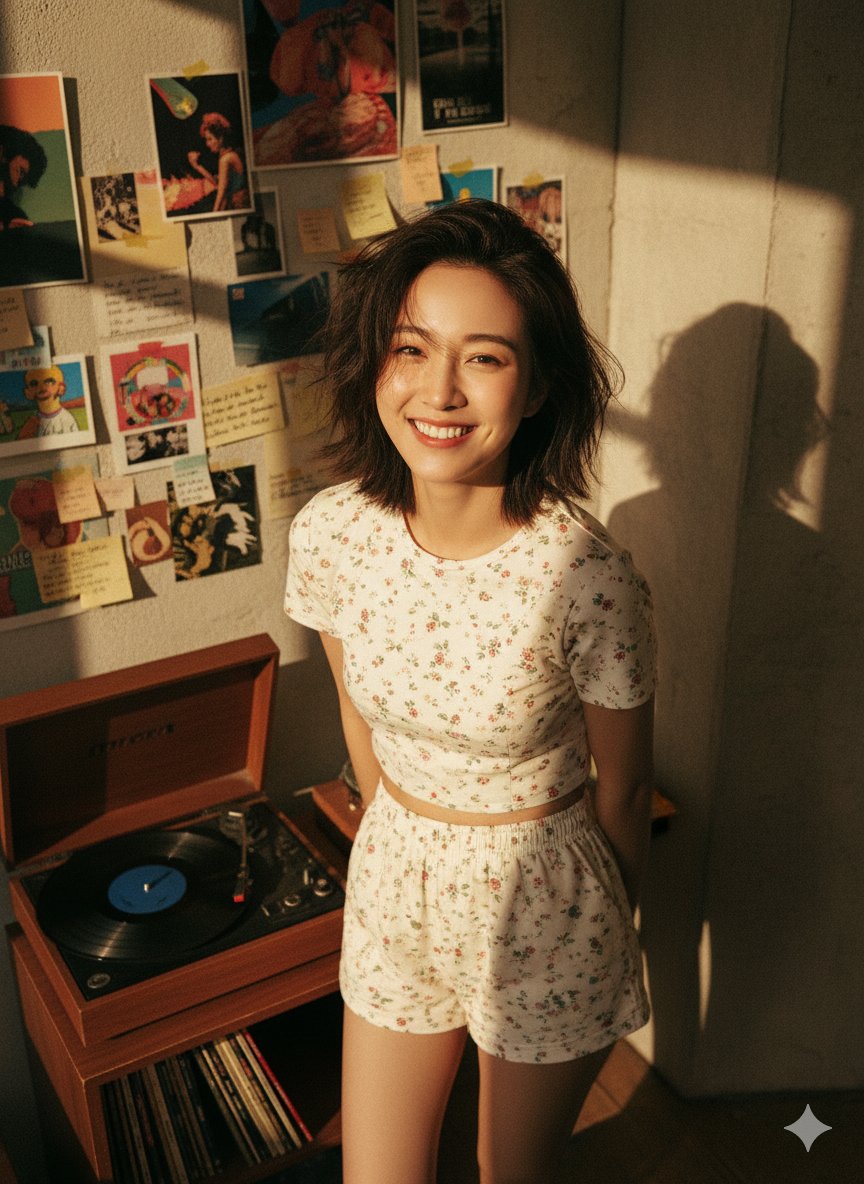 阳光笑容室内摄影